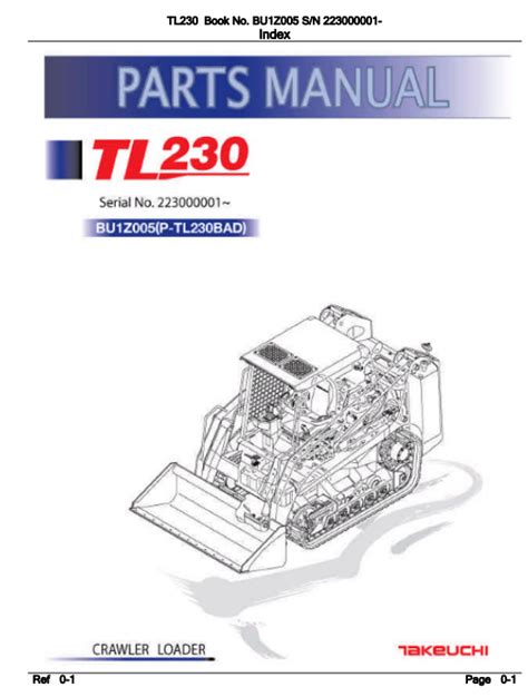 takeuchi tl230 instructions